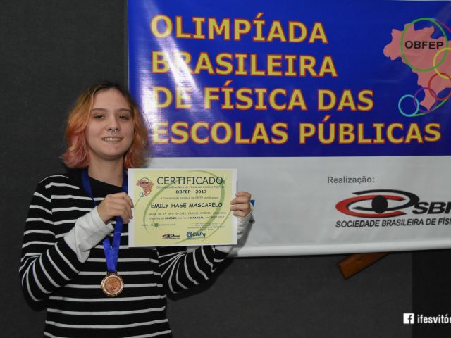 Premiação da Olimpíada Brasileira de Física das Escolas Públicas