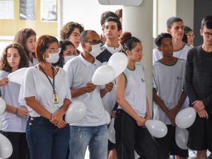 2022 - Campus Vitória realiza ato de solidariedade às vítimas do atentado de Aracruz