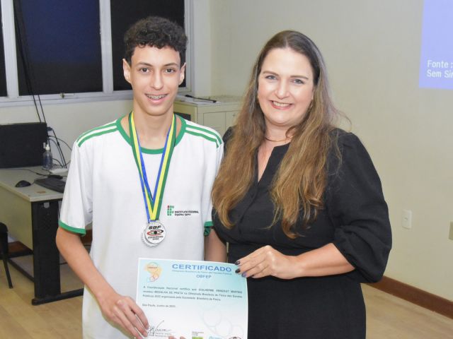 Campus Vitória recebe Cerimônia de Premiação da OBFEP 2022