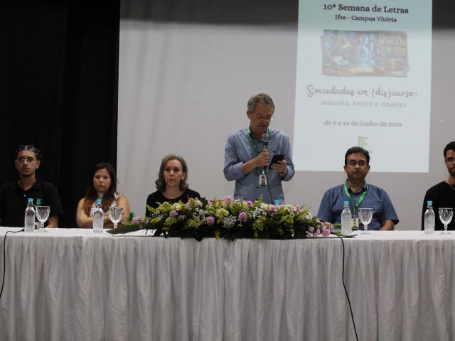 Semana de Letras do Campus Vitória celebra o tema “Sociedades em (dis)curso”