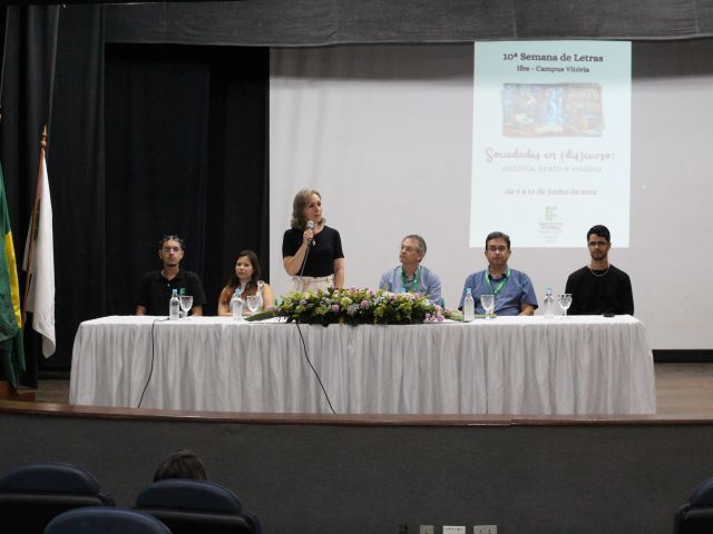 Semana de Letras do Campus Vitória celebra o tema “Sociedades em (dis)curso”