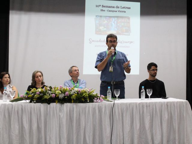 Semana de Letras do Campus Vitória celebra o tema “Sociedades em (dis)curso”