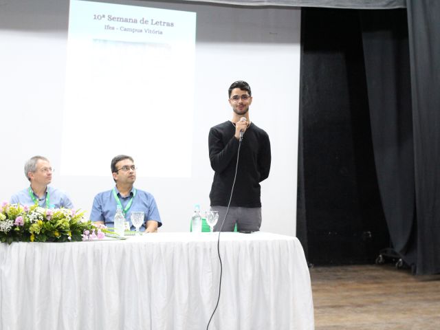 Semana de Letras do Campus Vitória celebra o tema “Sociedades em (dis)curso”