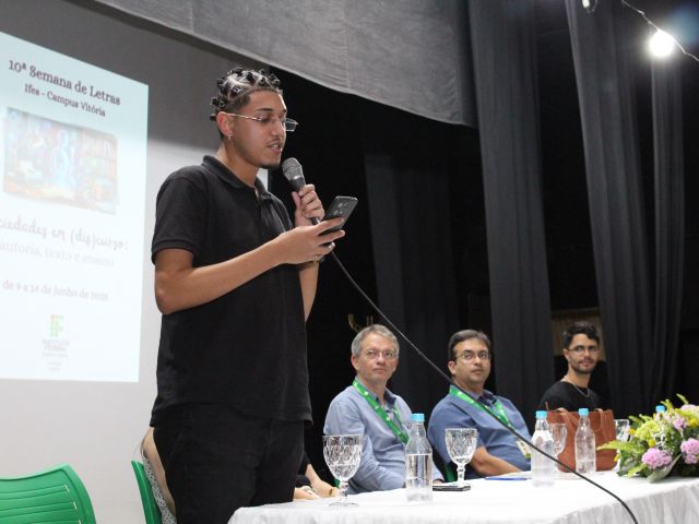 Semana de Letras do Campus Vitória celebra o tema “Sociedades em (dis)curso”