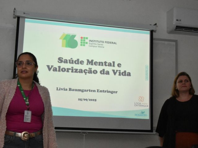 Aniversário de 116 anos do Campus Vitória - Palestras e Oficinas