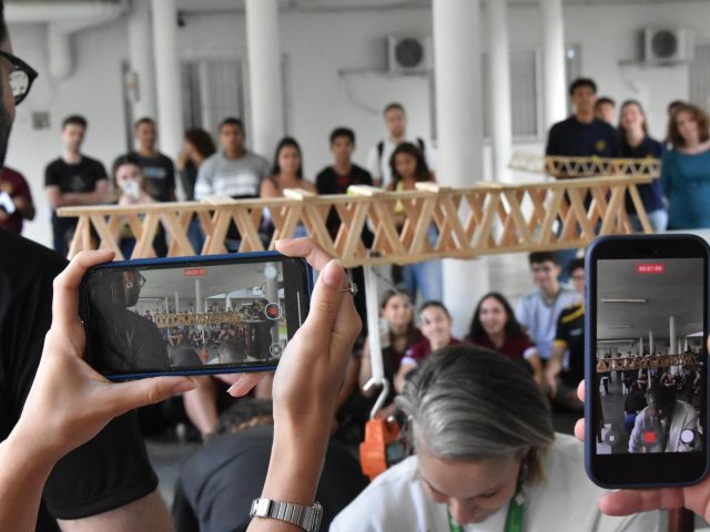 Aniversário de 116 anos do Campus Vitória - Concurso de pontes de palito (26/09)