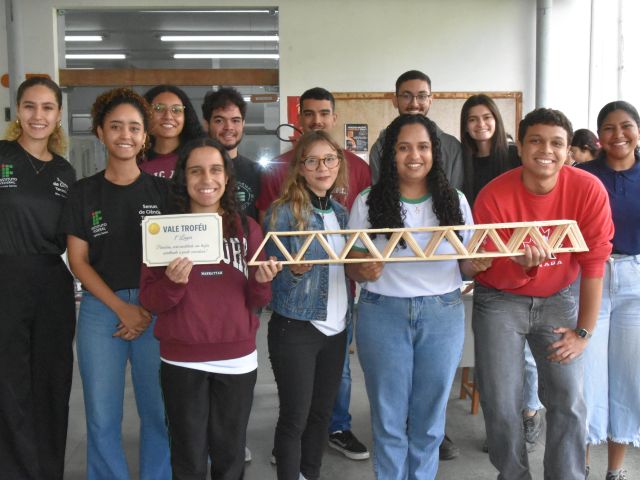 Aniversário de 116 anos do Campus Vitória - Concurso de pontes de palito (26/09)