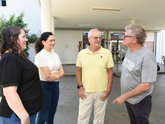 Direção-Geral e Reitoria entregam Bloco da Metalurgia e anunciam construção do refeitório do campus