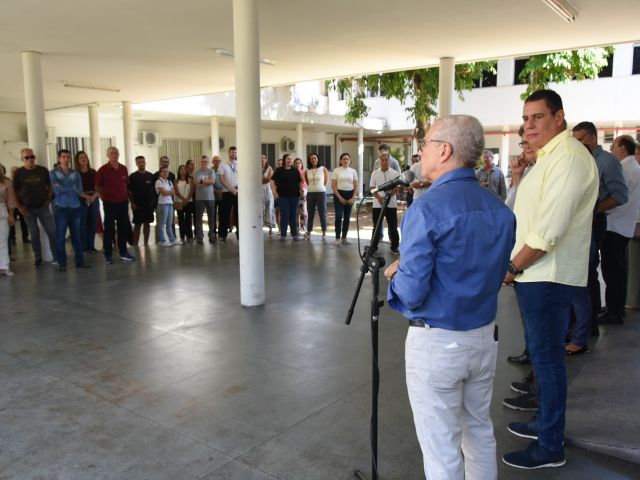 Direção-Geral e Reitoria entregam Bloco da Metalurgia e anunciam construção do refeitório do campus