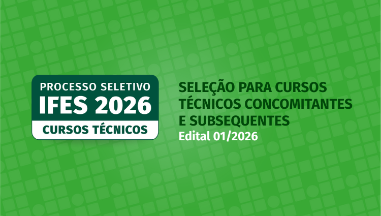 Chamada pública para cadastramento e seleção para Cursos Técnicos concomitantes e subsequentes