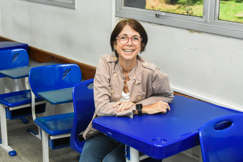 A professora Elvira Padua Lovatte